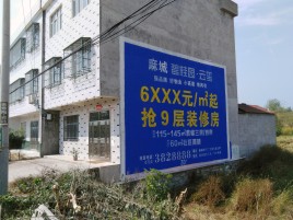 潜江墙体广告质量分析