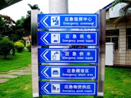 潜江标识导向系统设计需要掌握的四大元素