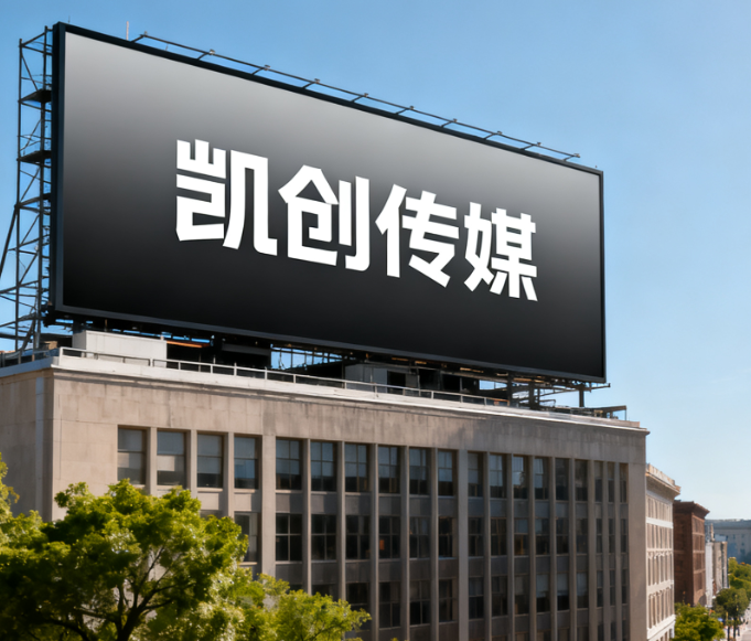 潜江户外广告牌的设计与制作