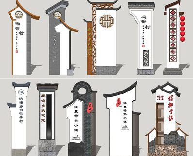 潜江美丽乡村标识标牌有哪些分类？